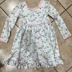 Girls Christmas Nativity Knit Dress Serendipity by Shrimp and Grits Kids XL